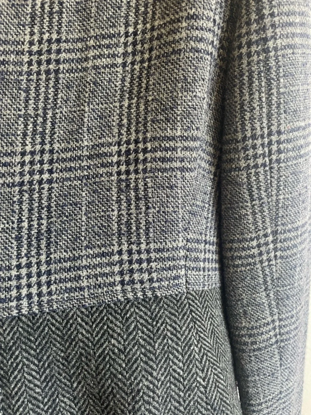 Brooks Brothers Patchwork Wool Blazer Women’s 6 Plaid Herringbone Tweed Jacket P - Picture 9 of 12